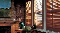 Stained Wood Shutters